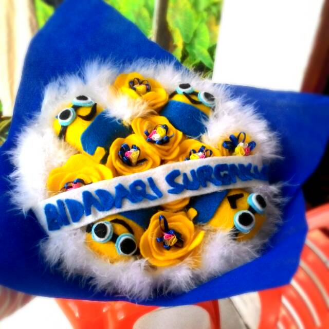 

Bunga flanel minions