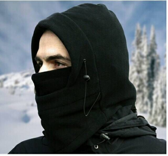 Masker Ninja | Balaclava | Fleece Polar 6in1 Full Face Multifungsi