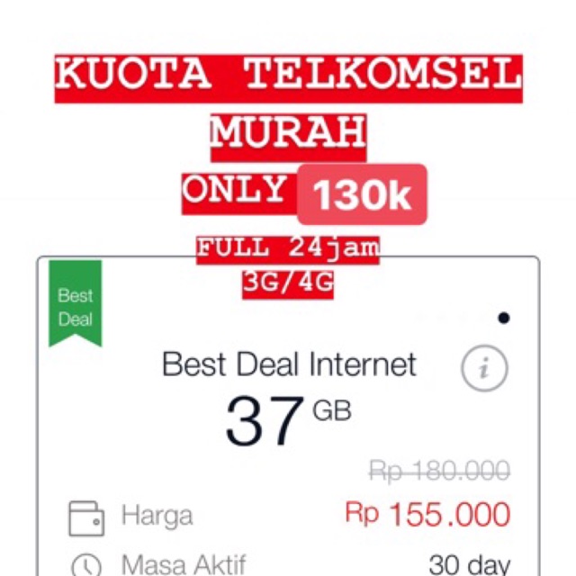 Kuota Inject Telkomsel