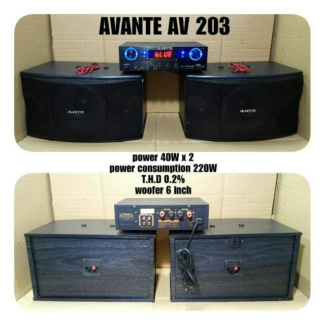 Paket karaoke set Avante