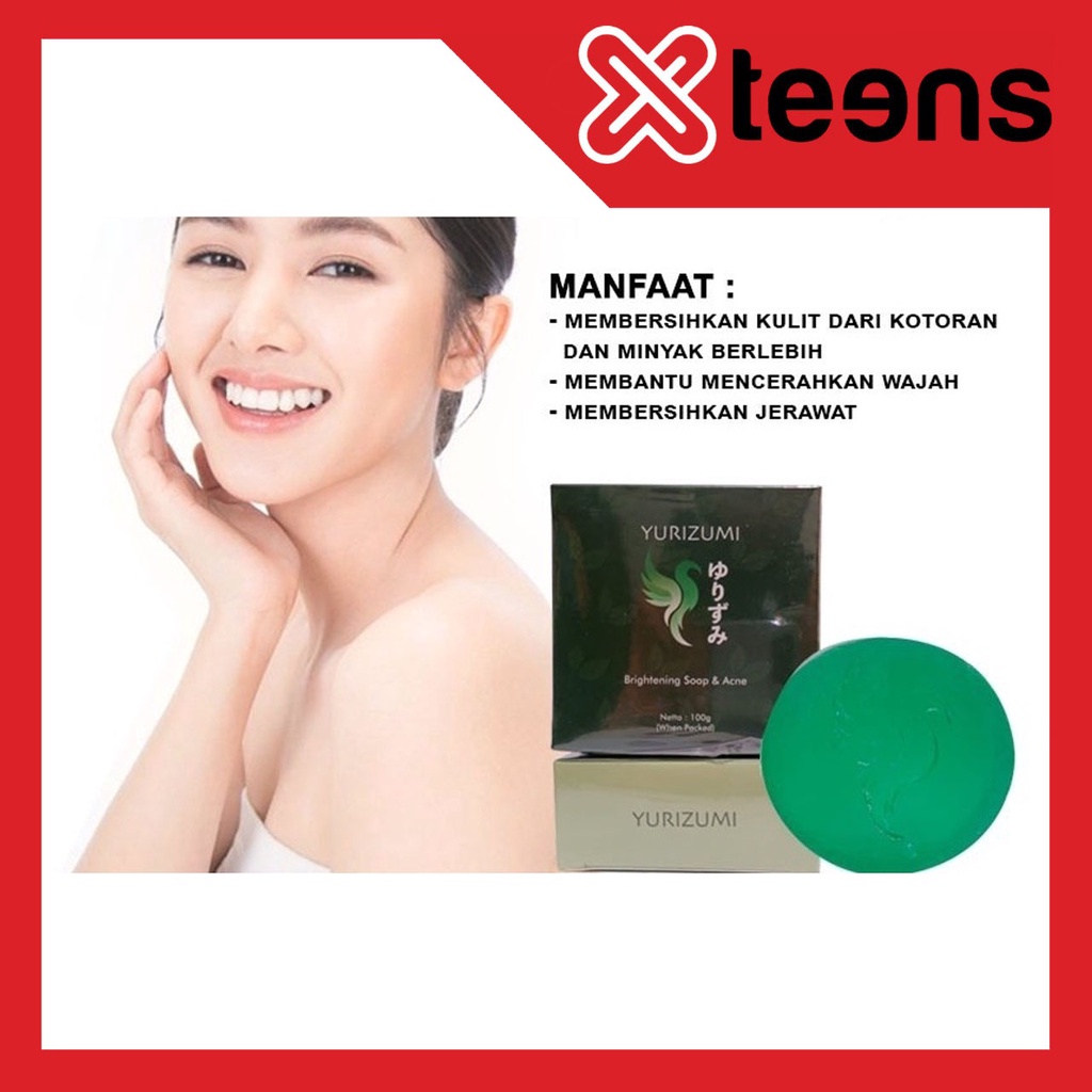 Sabun Yurizumi Original 100% HALAL  - Sabun Pemutih Wajah Badan Ketiak &amp; Selangkangan Original