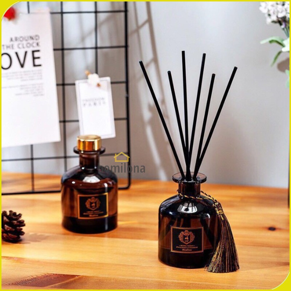 Pengharum Ruangan Reed Diffuser Stik Lidi Rotan Pewangi Parfum Rattan Sticks - Royal Didi DF-167 50ml Aroma Lavender Lemon Sandalwood Hilton