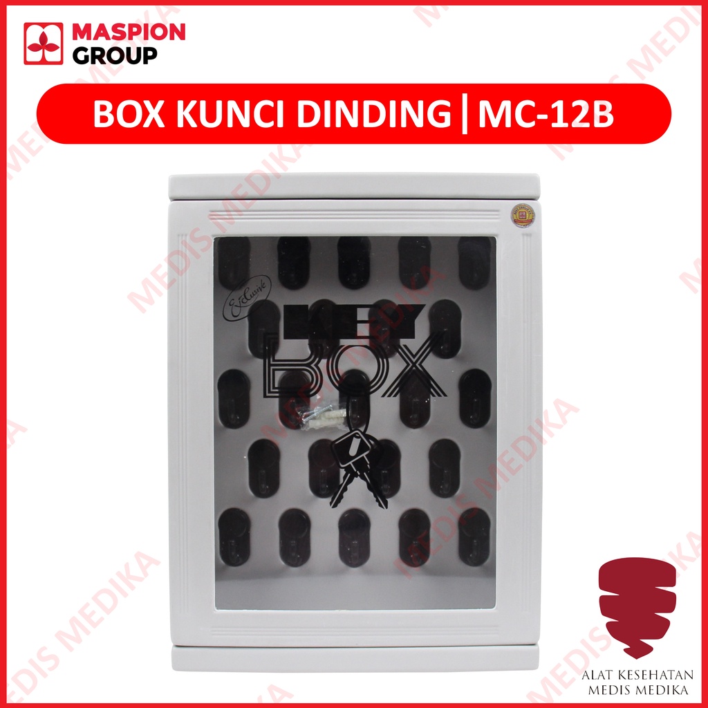 Maspion MC-12B Exclusive Key Box Tempat Kotak Gantungan Tanpa Kunci Lemari Kunci MC12B MC 12B