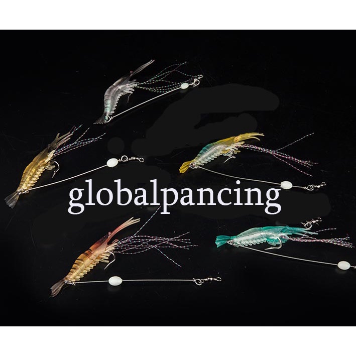 Umpan pancing udang mainan/tiruan soft lure shrimp