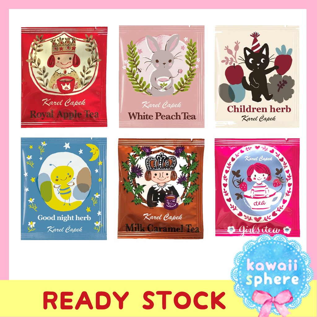 

Karel Capek Tea Bag New Design | Per 1 Sachet | Teh Karel Capek Ready Stock | Kemasan Baru 2021