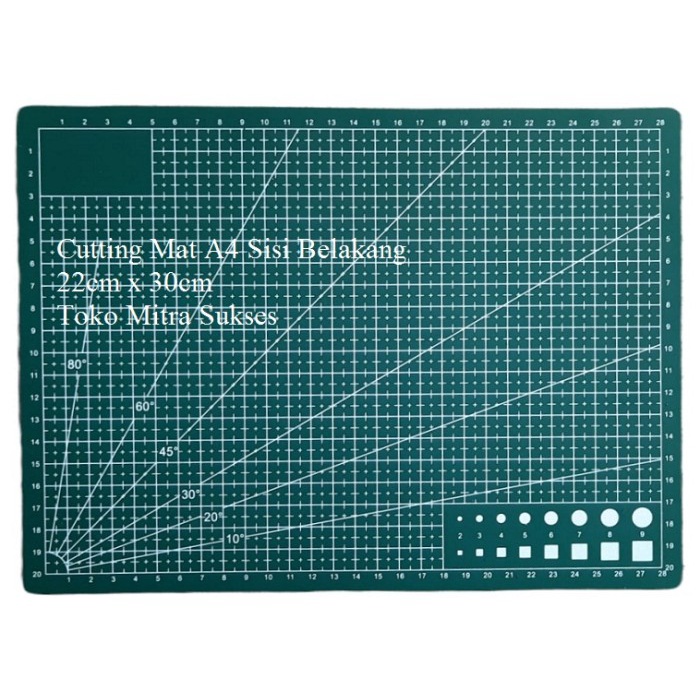 

Hari Ini Cutting Mat A4 Double Side Trendi