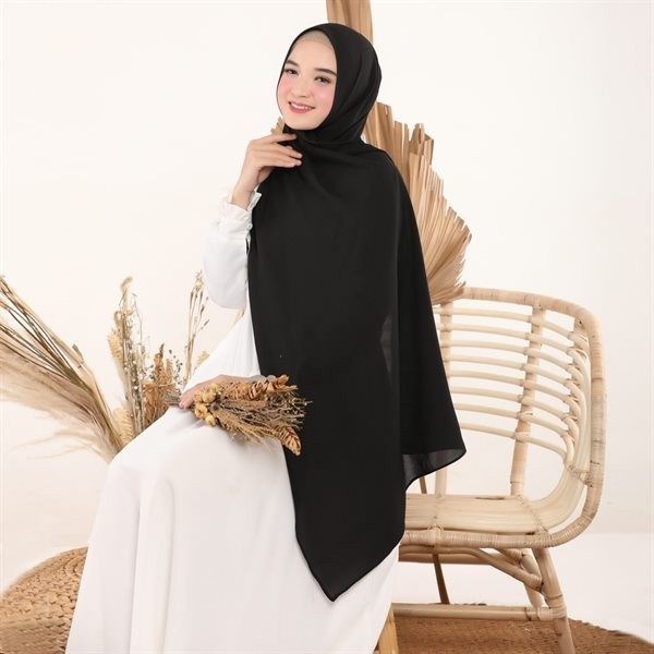 Jilbab / Hijab PASHMINA DIAMOND 200x75 Panjang Jumbo Neci - Pasmina Sabyan Jumbo