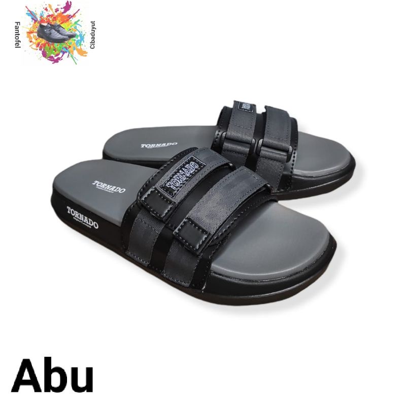 Sandal Slide Selop Formal Casual Unisex By TORNADO Cibaduyut