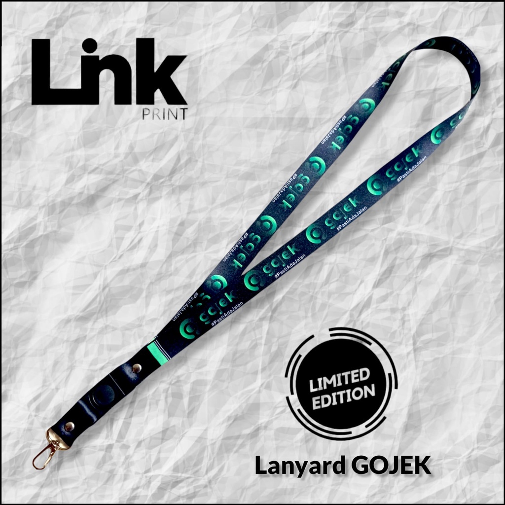 

Tali Id Card Lanyard Gojek Satuan
