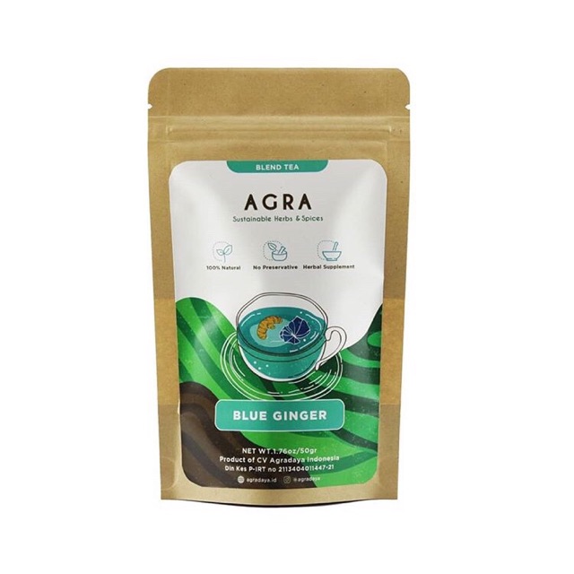 

Agradaya Blue Ginger