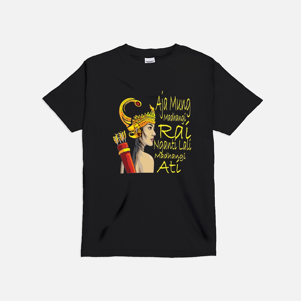 Soft T-Shirt Kaos Jawa Bahasa Jawa Kaos Bahasa Jawa Madhangi Ati