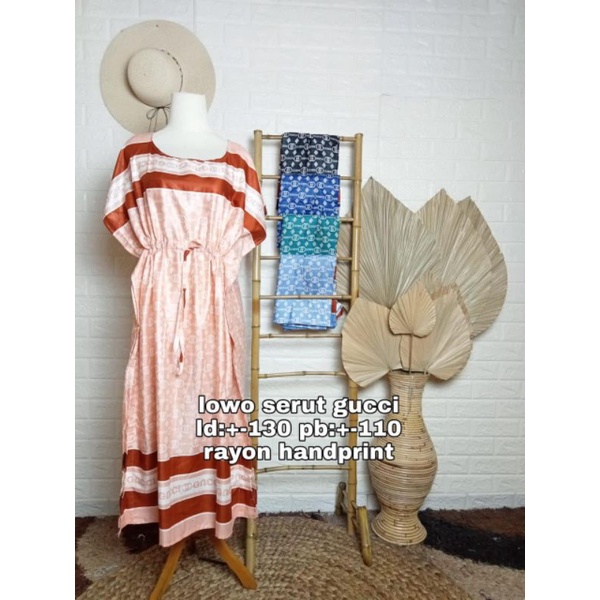lowo serut gucci rayon handprint