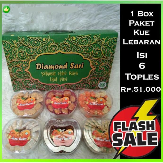 

Paket Kue Kering Lebaran Isi 6 Toples Merk Cookies Jaya Butter Cookies