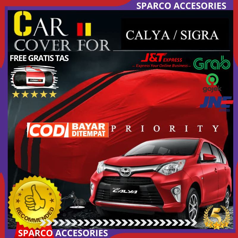 Cover Mobil Calya Sigra Sarung Selimut Mobil Calya Sigra Warna Premium Waterproof Anti Air 2