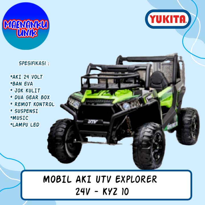 MOBIL AKI UTV Explorer 24V KYZ 10 - Mainan Mobilan Yukita