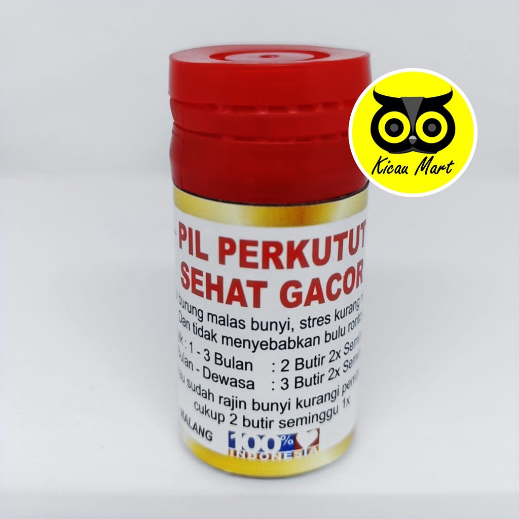 PIL PERKUTUT GACOR JAMU OBAT DOPING BURUNG PERKUTUT PUTER DERKUKU TEKUKUR ANTI MACET PILEREN PILSGC