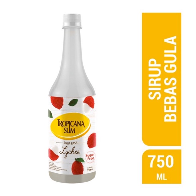 

Tropicana slim syrup lychee 750ml