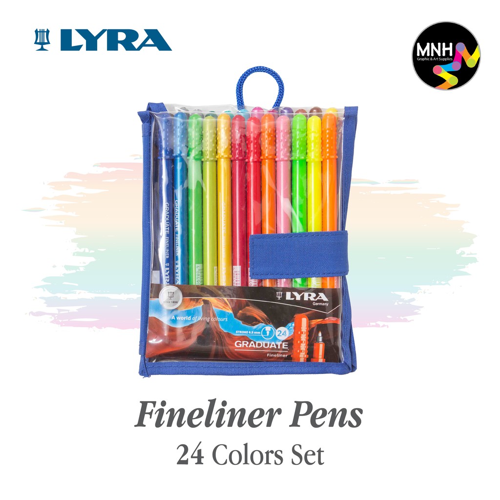 

Lyra Graduate Fineliner Wallet 24 Pcs