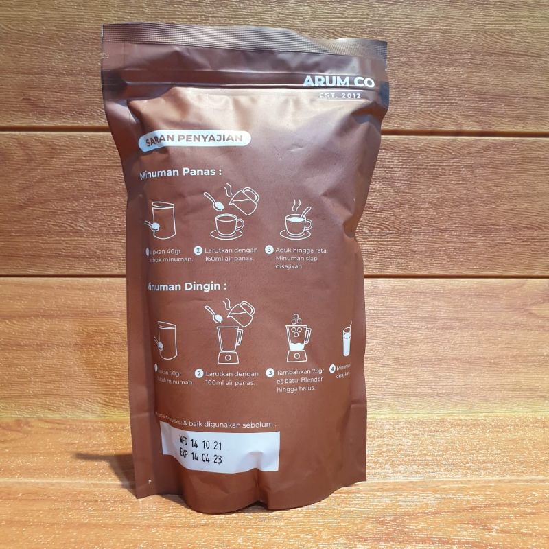 Arum Co Belgian Chocolate 500gr / Minuman Bubuk Coklat Belgian / Choco Belgian Powder