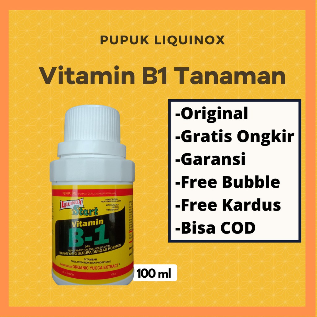 Jual Liquinox Start Vitamin B1 Obat Anti Stress Tanaman Ukuran 100ml ...