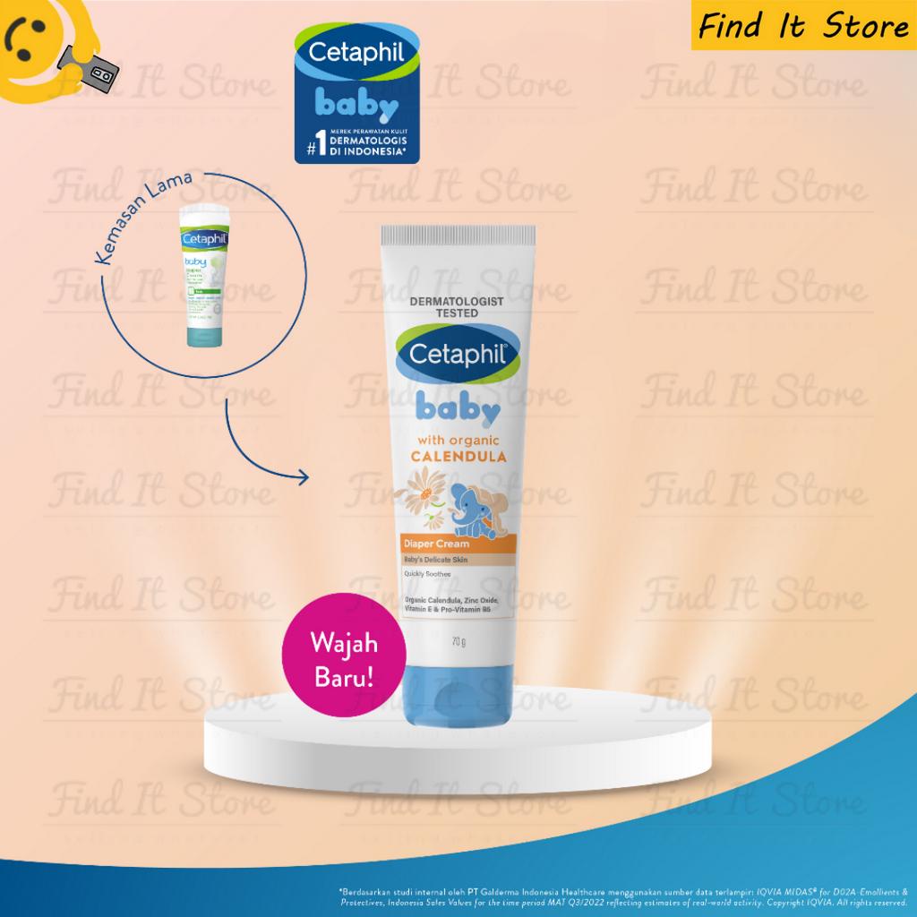 Cetaphil Baby Diaper Cream With Organic Calendula 70g BPOM