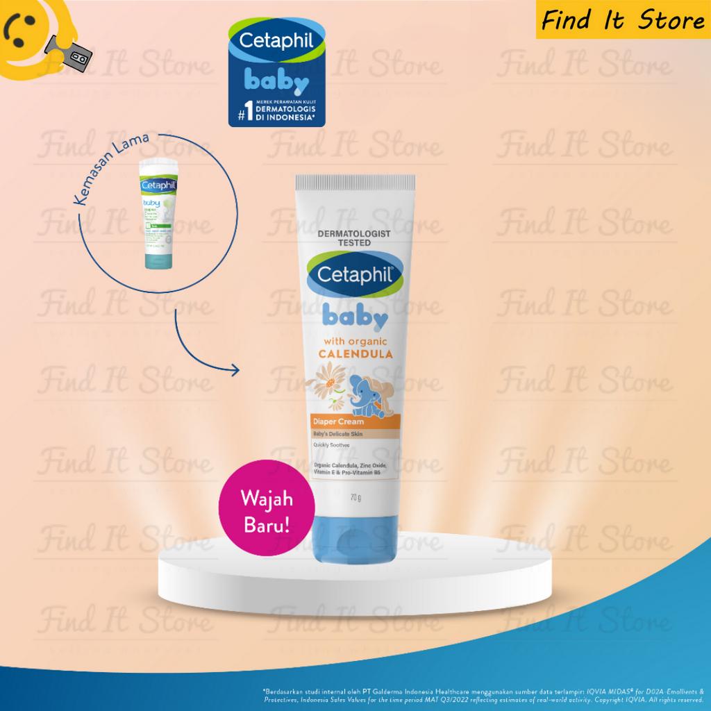 Cetaphil Baby Diaper Cream With Organic Calendula 70g BPOM