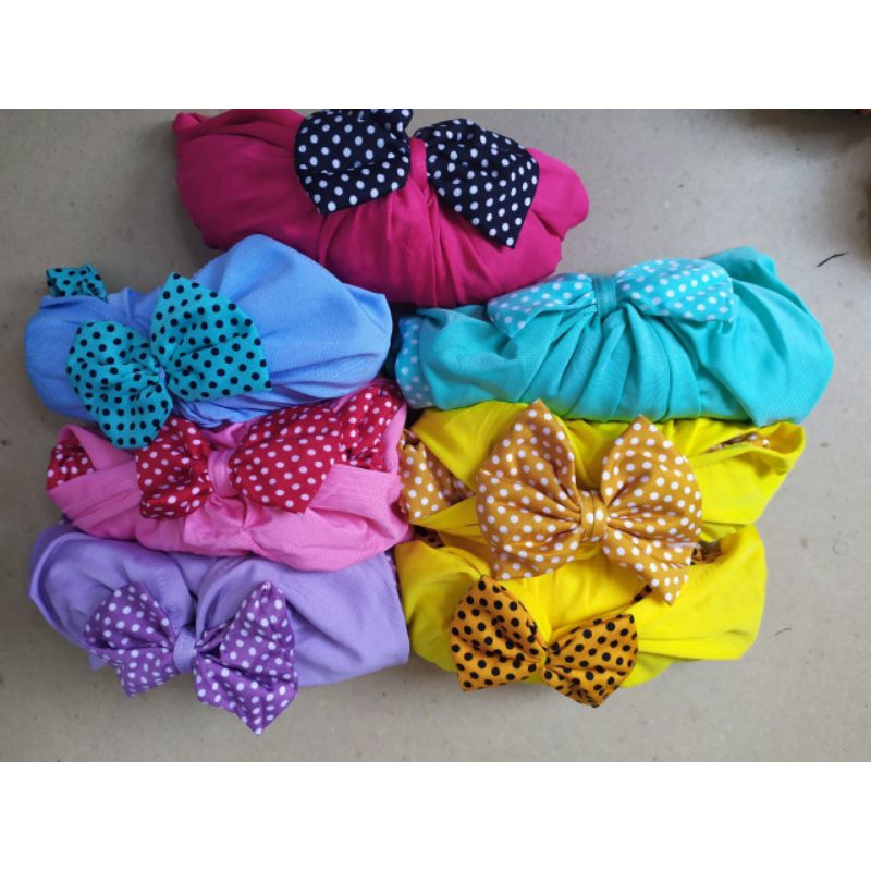 Hijab Bayi Lucu 0-2 tahun Adem tidak gerah-Amanda Polka