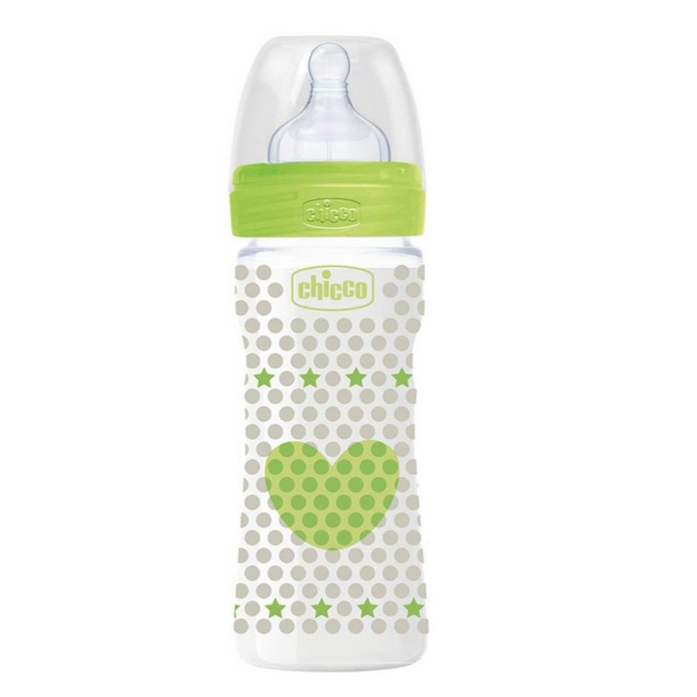 Chicco Well Being 150ml 250ml 330ml Fast Flow Premium Baby Bottle 330 ml Bottle Made In Italy