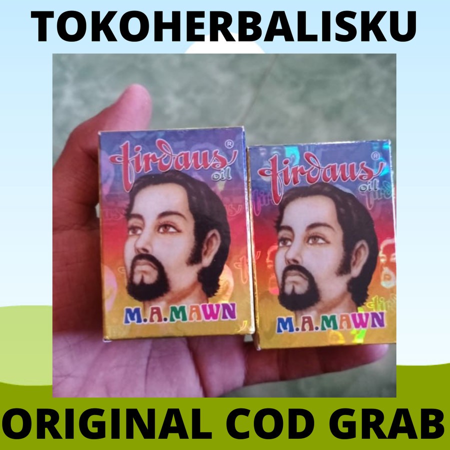 Firdaus oil asli original minyak alami solusi penumbuh jambang jenggot kumis dan alis