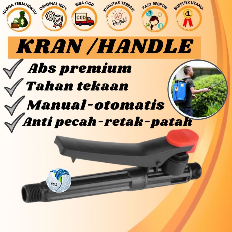 STOP KRAN PENCET HANDLE STIK TANGKI PERTANIAN  SPRAYER ELEKTRIK OTOMATIS DAN MANUAL MURAH