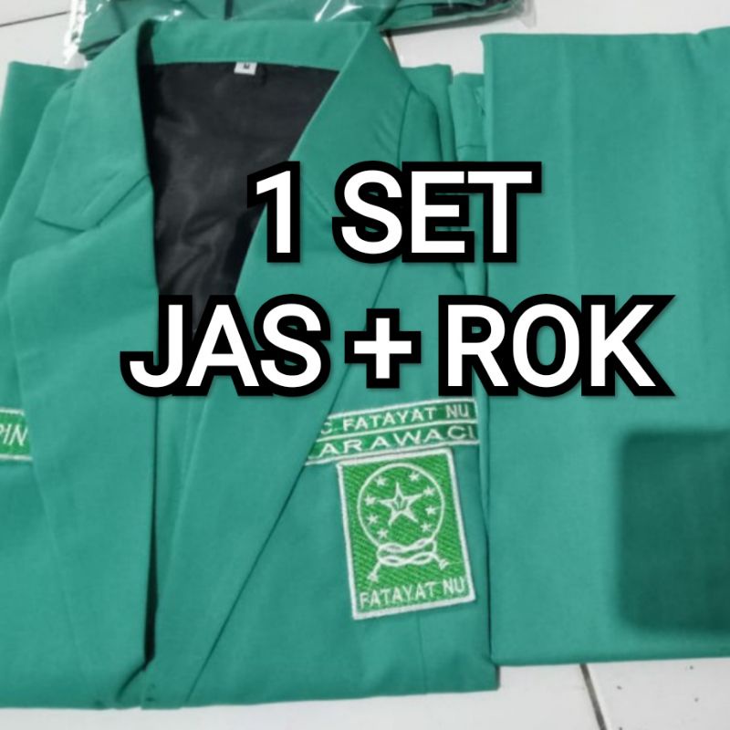 JAS WANITA FATAYAT NU NASIONAL – Setelan Resmi Hijau &amp; Tosca | Bahan Adem &amp; Rapi