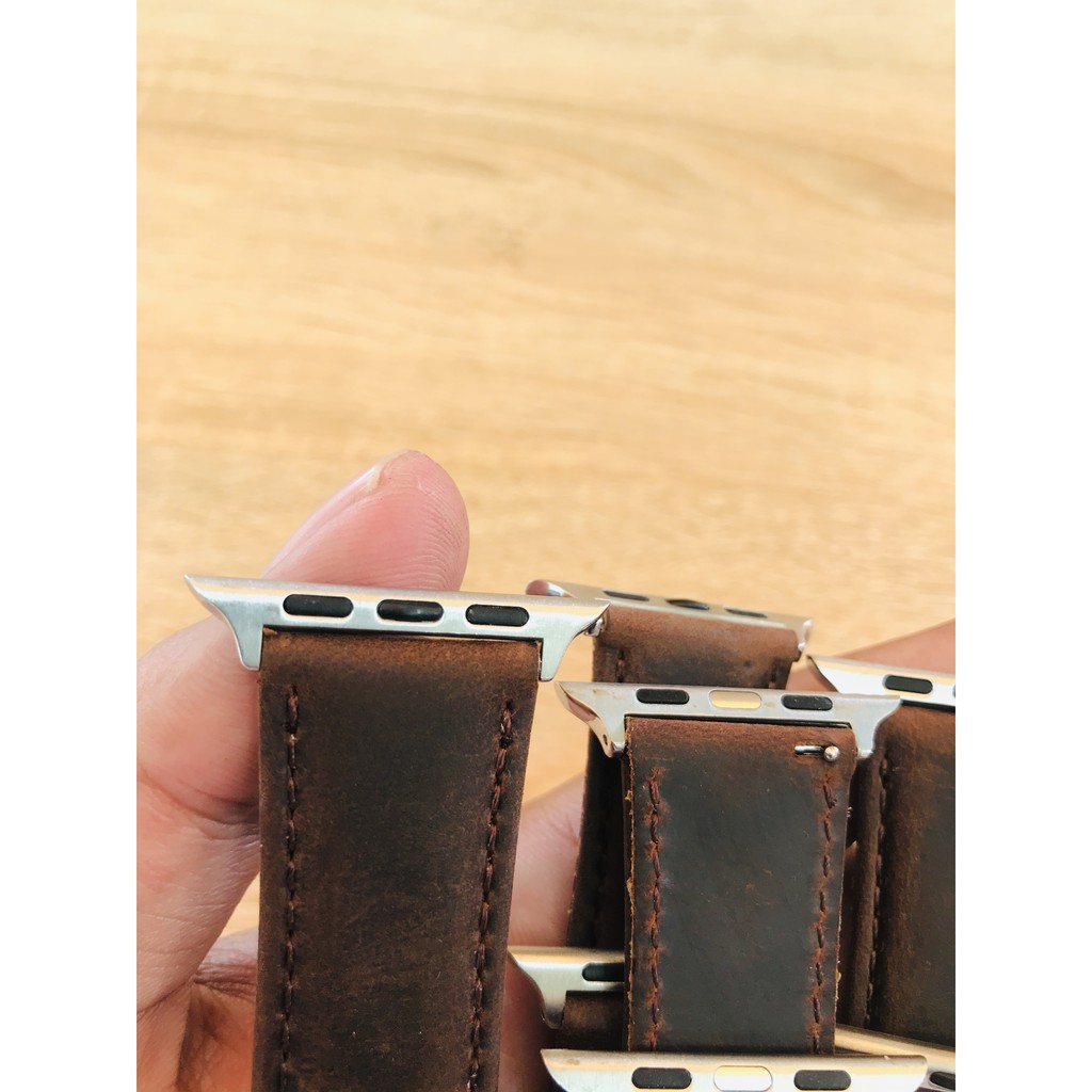 Strap Kulit Crazy Horse genuine leather vintage crazy horse Apple Watch  ( SIZE 38 40 41 42 44 45 MM)