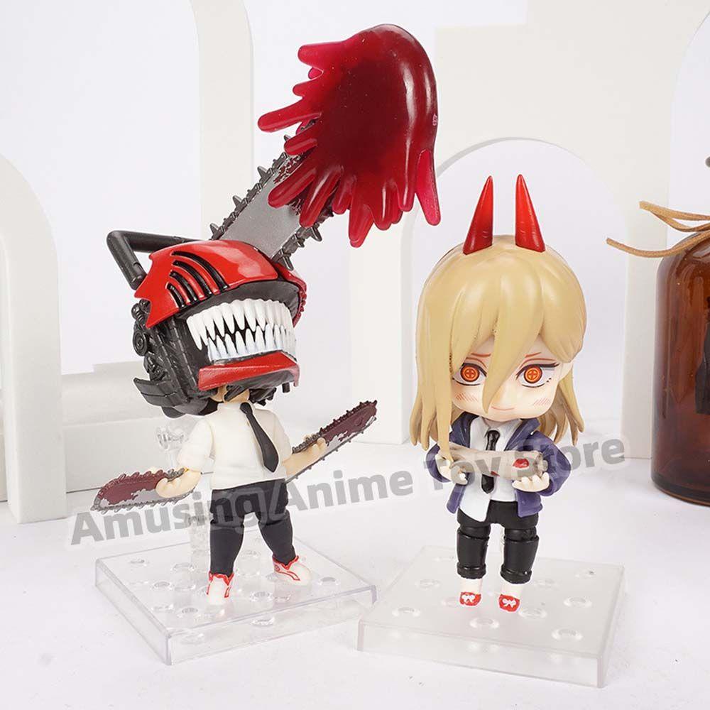 Lanfy Chainsaw Man Action Figure Gife Untuk Anak-Anak PVC Denji Model Mainan Anime Peripheral Anime Figure Model Angka