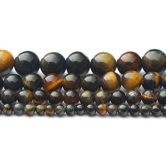 38cm Natural Processing Simulation Amber Round Beads Bracelet 4mm 6mm 8mm 10mm Yellow Blue Amber