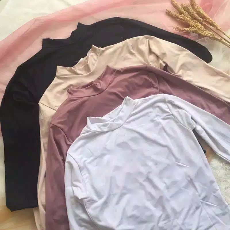 Kaos Manset Polos Lengan Panjang Wanita Termurah