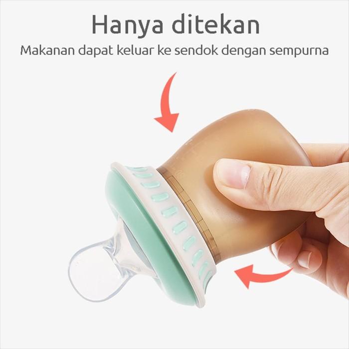 BBET Bottle Spoon Feeder Set | Multifungsi sendok makan silikon MPASI Berkualitas