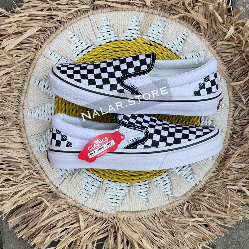 Vans Slip On Checkerboard Classic “premium quality” Pria Wanita