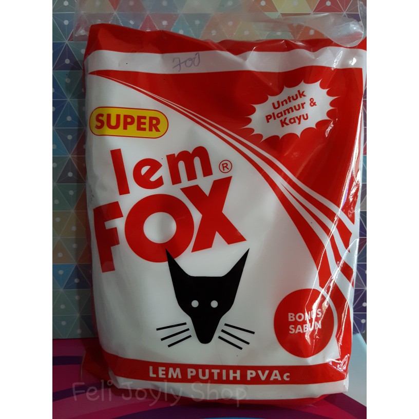 LEM FOX PUTIH 700GR PVAC LATEX WEGABOND SLIME ADHESIVE