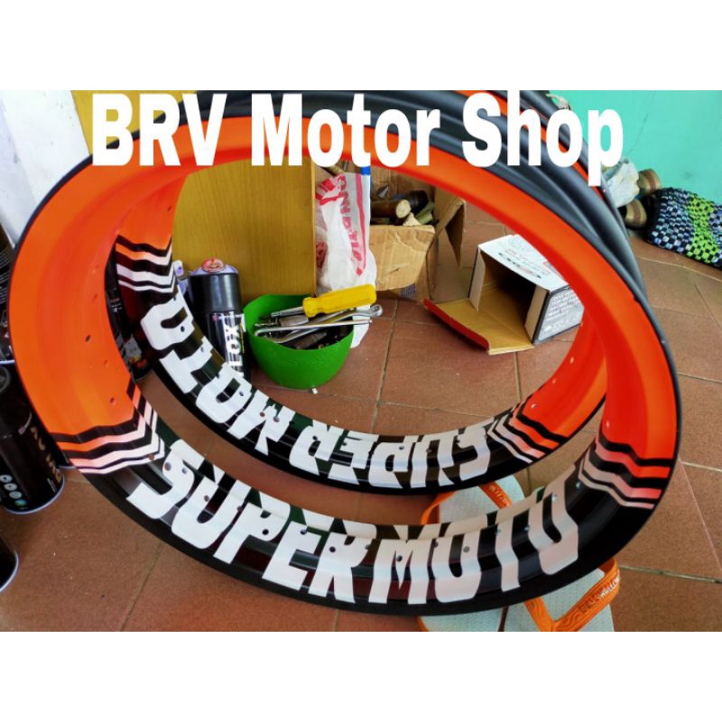 VELG ROSSI TAPAK LEBAR RING 17 - VELG SUPER MOTO TAPAK LEBAR RING17