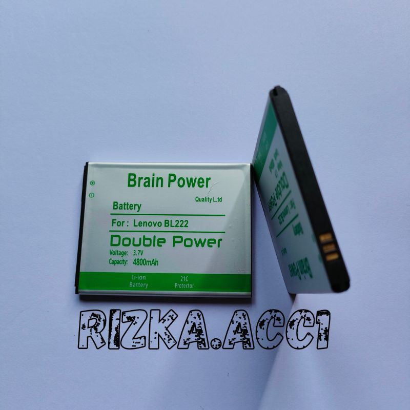 Baterai Batre Lenovo BL222 / Lenovo S660 S668T A660 BL-222 Brain Power Battery Hp