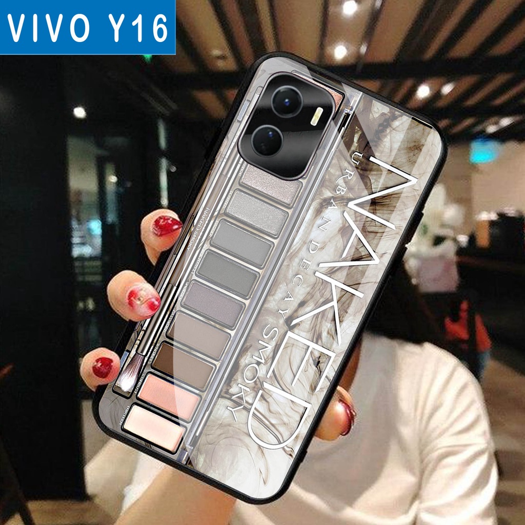 (S09) Case  Glass VIVO Y16 - casing Terbaru handphone - VIVO Y16  - pelindung handphone - VIVO Y16