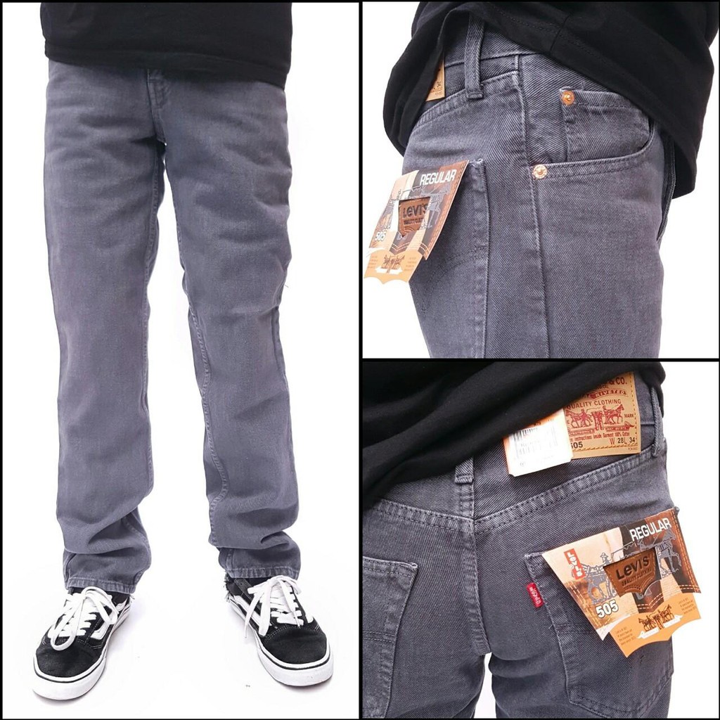 Celana Besic Jeans Standar Pria / Celana Jeans Panjang Big Size Jumbo 40 (Bisa bayar di tempa/COD)