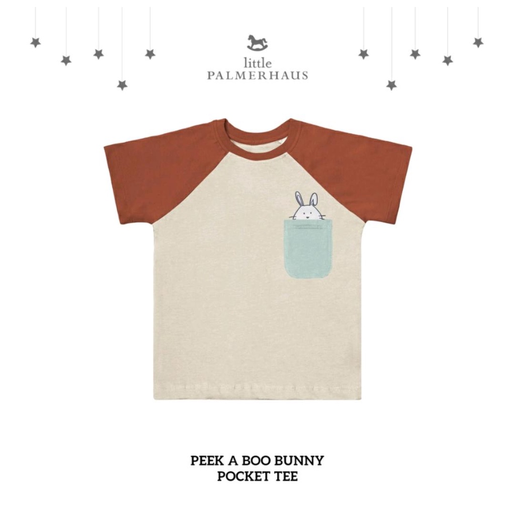 LITTLE PALMERHAUS POCKET TEE PEEK A BOO / KAOS ANAK