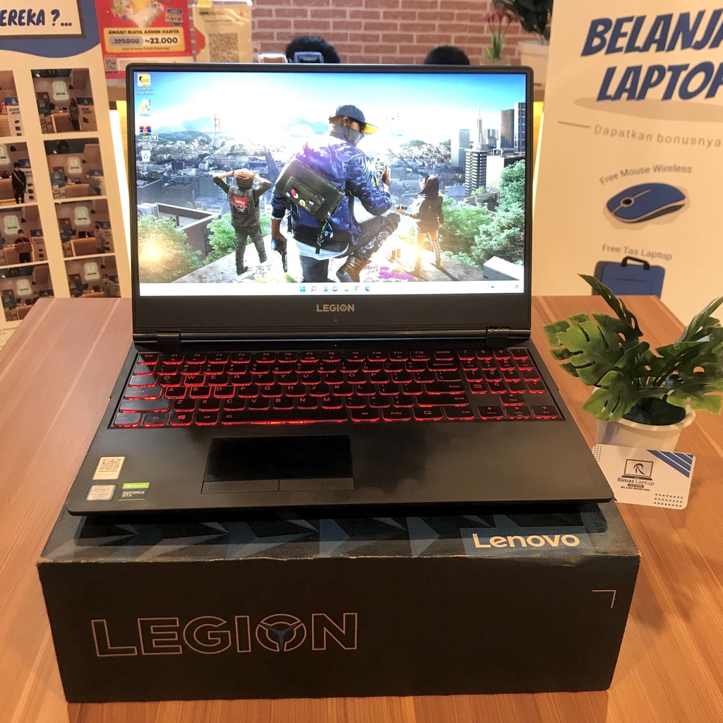 Lenovo Legion i7 GTX 1650 16GB 512GB SSD Second Bekas