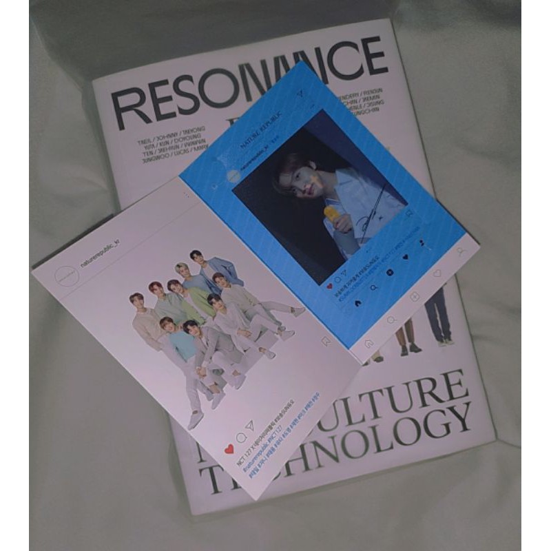 PHOTOCARD HAECHAN JAEHYUN NATURE REPUBLIC CLEAR CARD