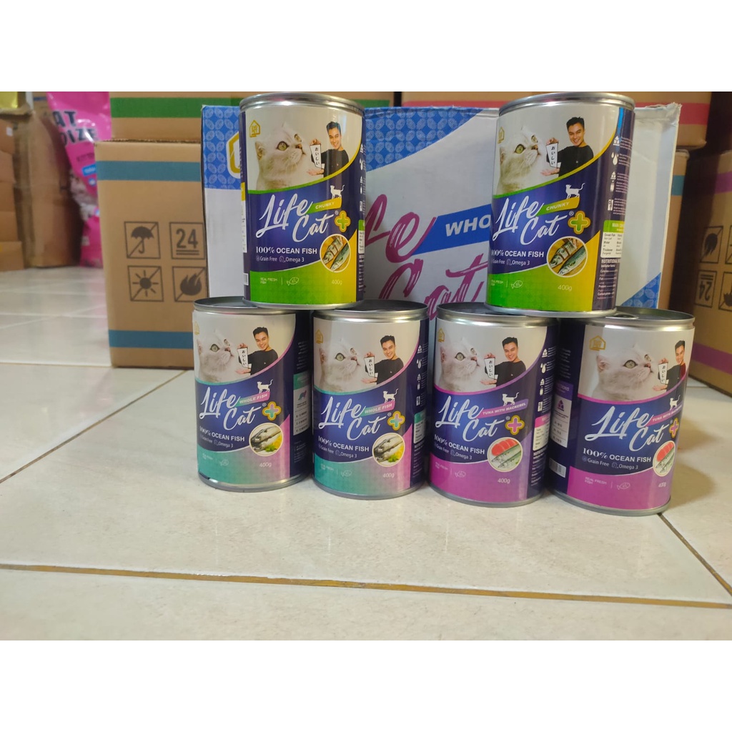 Jual New Life Cat Plus Kaleng Gram Makanan Kucing Basah Varian Tuna With Makarel Whole