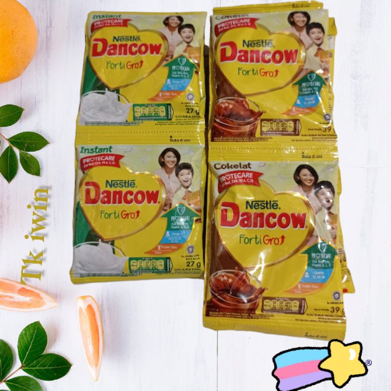 

**DANCOW SUSU SACHET INSTAN PUTIH DAN COKLAT**