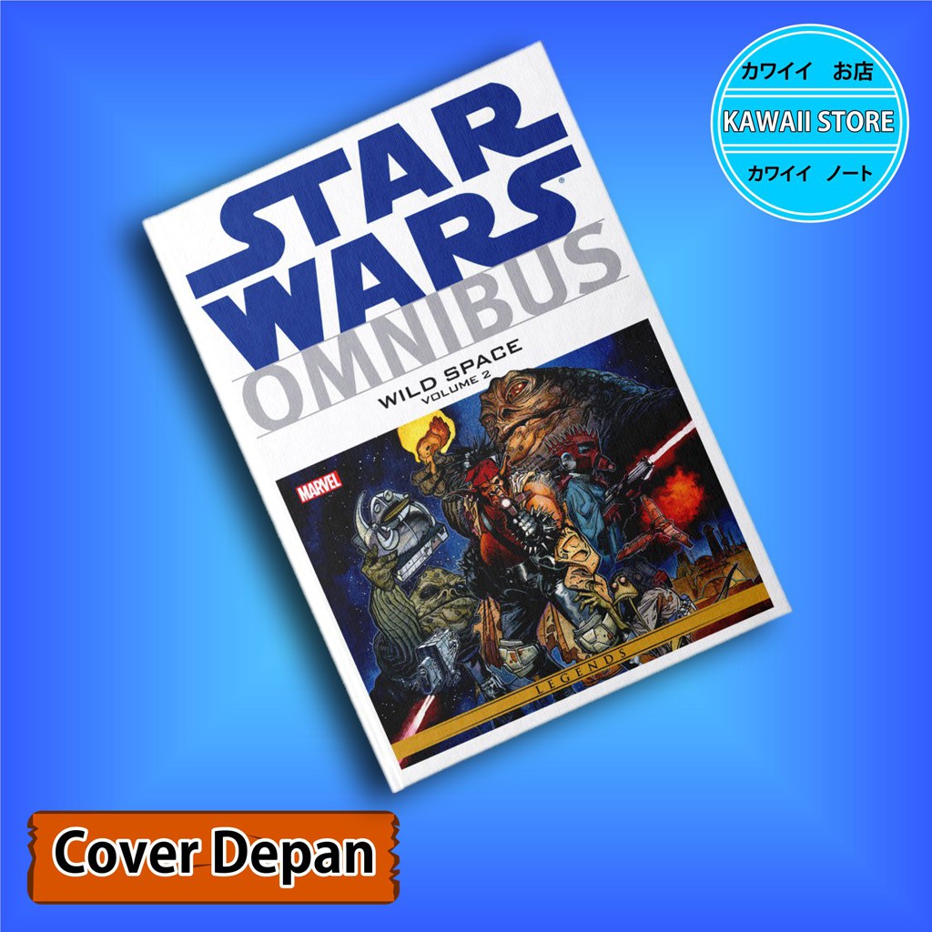 

Notebook / Pocket book Hard Cover Anime Star Wars OMNIBUS COVER 01 uk A5 & A6 / Notes Book