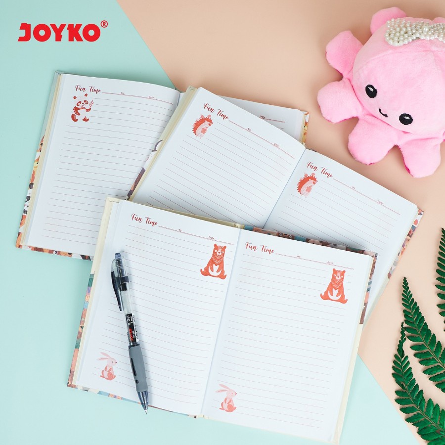 Buku Tulis Catatan Bergaris Agenda Jurnal Ruled Diary Notebook Joyko D-1813FT-51