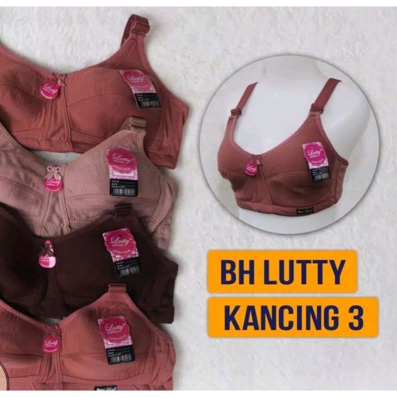 1Pcs Bh Bra Lutty Sport Tanpa Busa Kancing 3